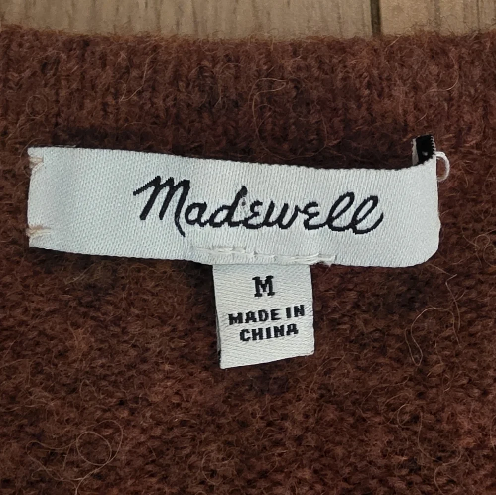 Madewell Wool Blend Cardigan- Oversize Medium